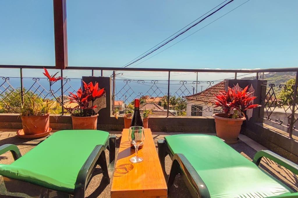 The Funny And Relax Apartment With Terrace & View Arco da Calheta  Esterno foto